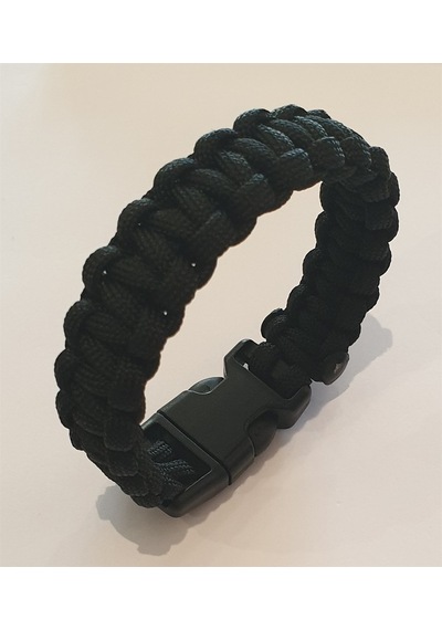 Muson Paracord Bileklik Siyah Çok Renkli