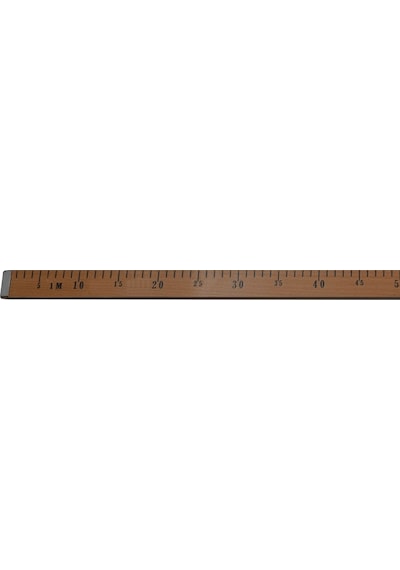 Ahşap Manifatura Cetveli Demirli 1 Metre (100cm)