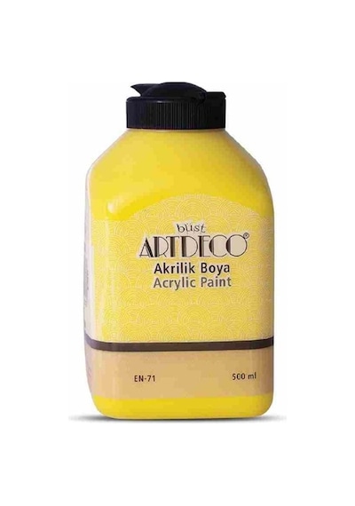 Artdeco Akrilik Boya 500ml Sarı - 2 Adet 020 Sarı