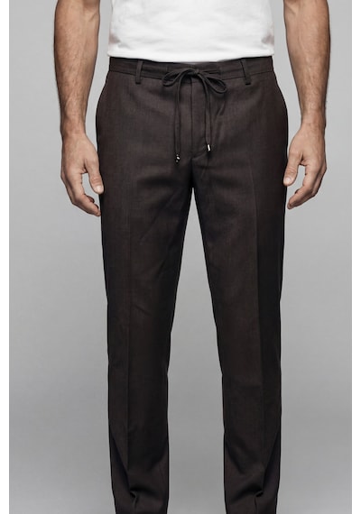 Bisse Erkek Jogger Klasik Marfil Kahve Pantolon Pns25k25204 D11 Kahverengi