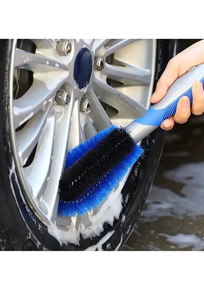 Premium Mavi Oto Araç Jant Temizleme Fırçası Jant Temizlik Fırçası