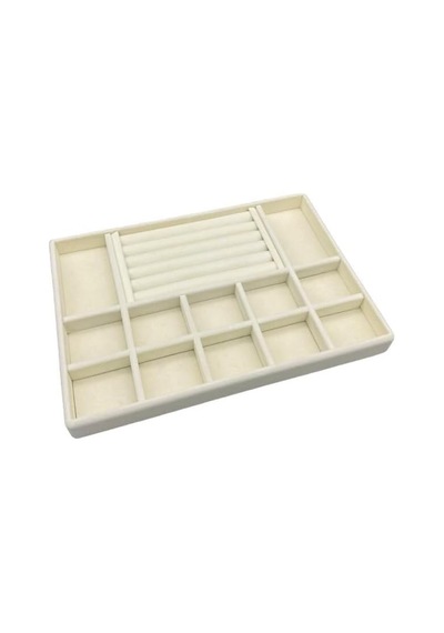 İstanbul Model Süet Kumaş Krem Renk 24/34 Cm Takı Sergileme Standı Diğer