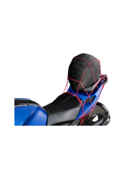 Gp Kompozit Kırmızı Kask Filesi + 2 Li Bagaj Lastiği + Buff