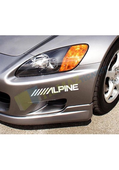Alpine Oto Sticker 2 Adet Kaliteli Baskı Sürpriz Hediyeli