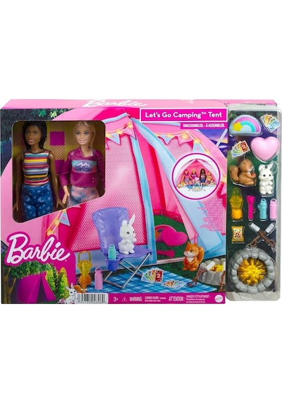 Barbie Hgc18 Malibu Ve Brooklyn Kampta Oyun Seti