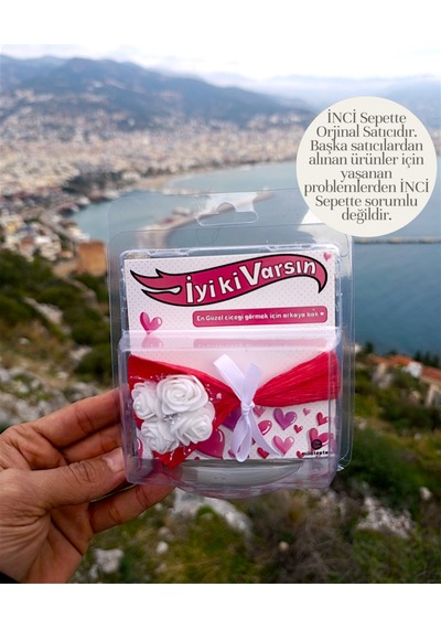 Çiçekli Buket Hot Flowerss Mini Buketi Aynalı Yazılı 87338275