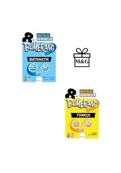 Bumerang 32 Lik Haftalık Lgs 8. Sınıf Matematik Ve Türkçe Deneme