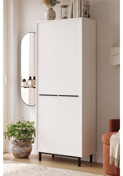 Yurudesign Oasis Metal Ayaklı 9 Raflı 2 Kapaklı Büyük Ayakkabılık Çok Amaçlı Dolap 27 Çift Ayakkabı Beyaz Os2-w Yurudesign Oasis Metal Ayaklı 9 Raflı 2 Kapaklı Büyük Ayakkabılık Çok Amaçlı Dolap 27 Çift Ayakkabı Beyaz Os2-w