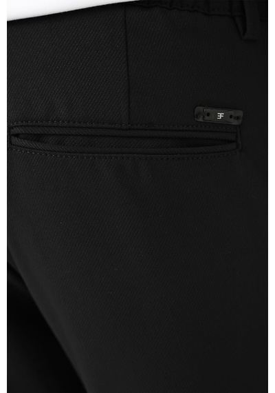 Efor Comfort Fit Beli Lastikli Siyah Jogger Pantolon P 1183 Siyah