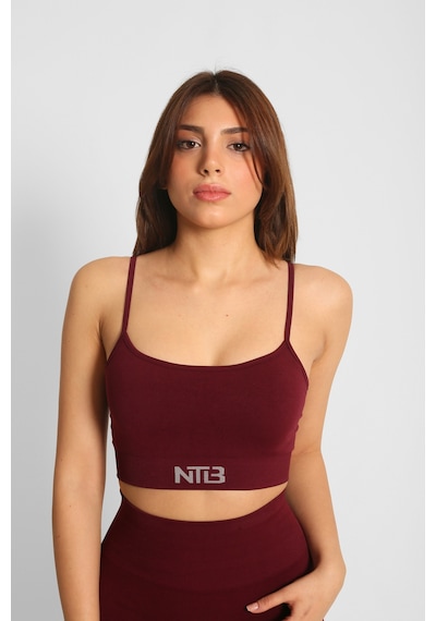 Nature The Brand Ntb Sırt Dekolteli Seamless Sporcu Sütyeni, Bra,fitness, Yoga, Pilates, Antrenman, Spor Bra Bebe Mavisi