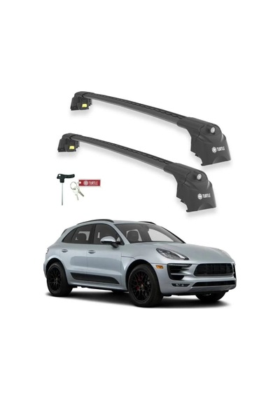 Turtle Porsche Macan 2014-2025 Ara Atkı Air2 Siyah