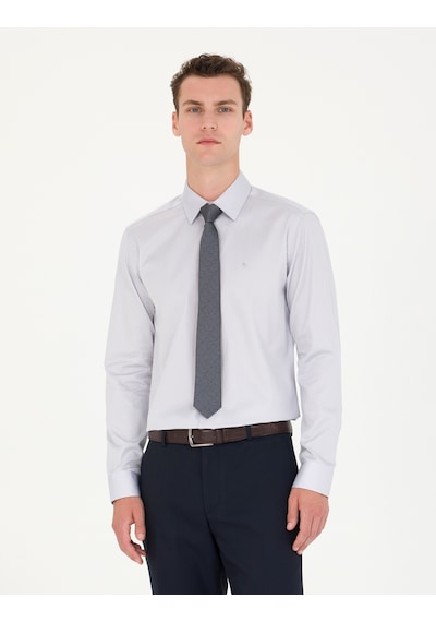 Pierre Cardin Erkek Gri Gömlek Basic 50277147-vr024