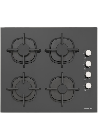 Silverline BO6504B01 - CS5343B01 - 3420 Classy 60 Siyah Cam Ankastre Set