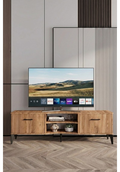 Reyo Falez Vera Tv Sehpası 160x35x50 Cm Çok Amaçlı Televizyon Ünitesi Raflı Dolaplı Salon Oturma Odası 5055 Atlantik Açık Kahverengi Reyo Falez Vera Tv Sehpası 160x35x50 Cm Çok Amaçlı Televizyon Ünitesi Raflı Dolaplı Salon Oturma Odası 5055 Atlantik Açık Kahverengi