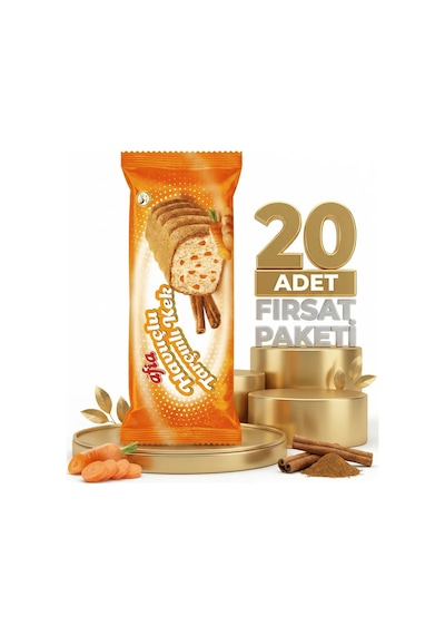 Afia Havuç Tarçınlı Kek 20x40 Gr