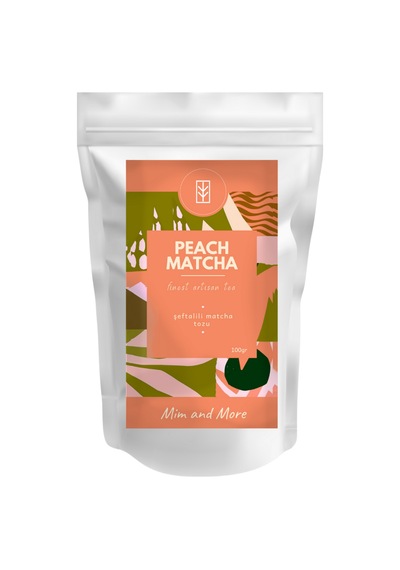 Mim and More Peach Matcha Şeftali Matcha 100 G