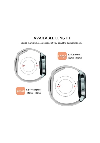 Samsung Uyumlu Gear S3 Classic Frontier Tme Spor Silikon Kordon Kayış