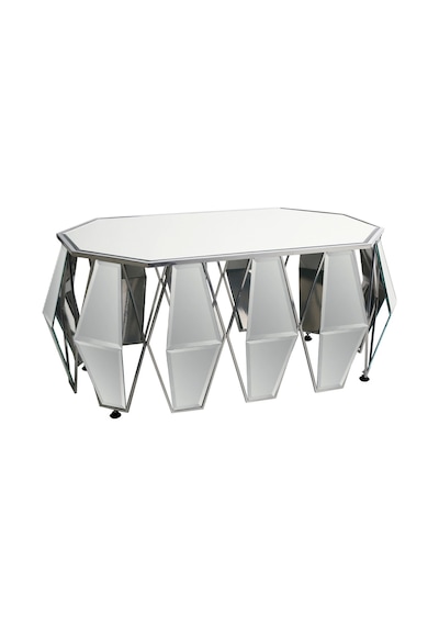Vitale Geo Aynalı Orta Sehpa Silver 120 Cm Ak.wlt0464 Vitale Geo Aynalı Orta Sehpa Silver 120 Cm Ak.wlt0464