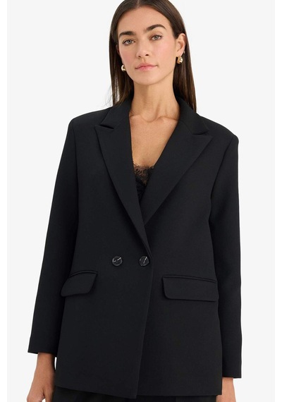 Defacto Oversize Blazer Ceket G9099ax26spbk81 Siyah-bk81
