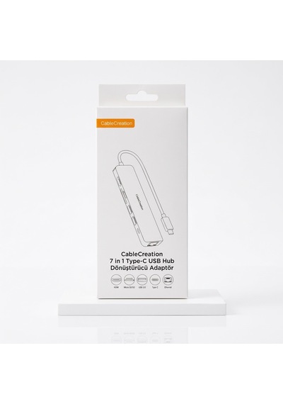 Cablecreation 7 İn 1 Type-c Usb Hub