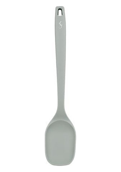 Lurch - Platin Silikon Servis Kaşığı 33,5 Cm Açık Gri - Yanmaz, Yapışmaz, Bükülmez, Çizmez, Tat Ve Koku Bırakmaz - 240014