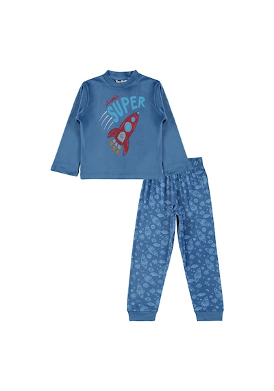 Dorka Golsut Supersoft 3-11 Yaş Pijama Takımı - Mavi