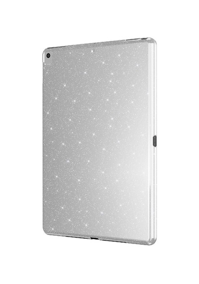 Apsuwa Apple Uyumlu iPad 10.2 2021 9.nesil Kılıf Koton Simli Silikon + Ekran Koruyucu