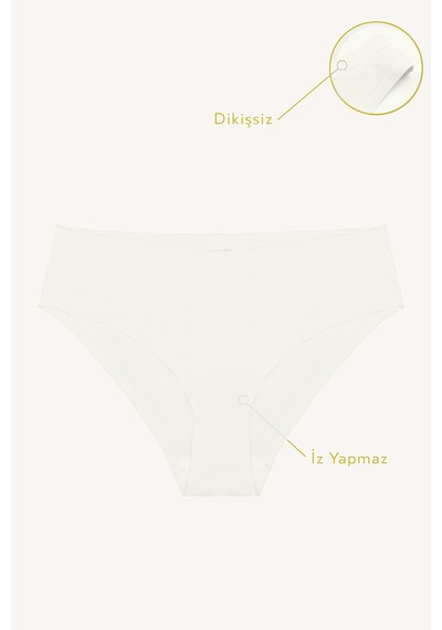 Nbb Kadın Ekru Cushy İz Yapmaz Külot