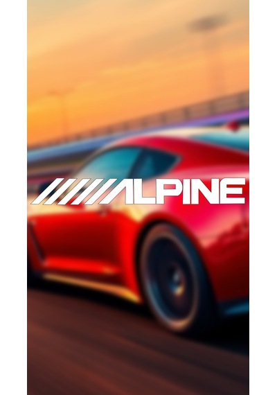 Alpine 20x2,5 Jdm Yazı Araba-motosiklet Cam Etiket Sticker Beyaz Renk Beyaz