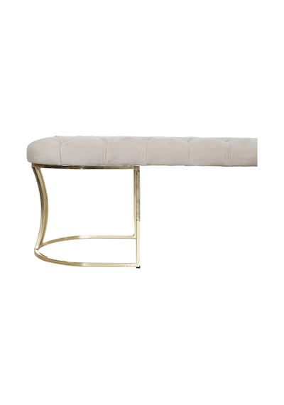 VİEGO GOLD KREM-Kapitoneli Model Puf&Bench&Koltuk-Oturak-Uzun Makyaj Puff-Yatak Odası Ucu&Önü
