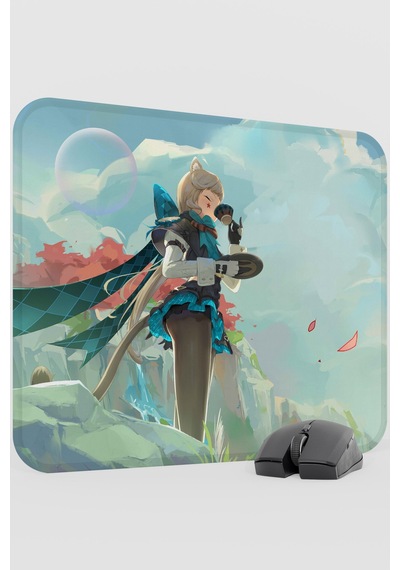 Lynette Genshin Impact Anime Oyuncu V3 - 48x40 Xl Gaming Mouse Pad Fare Altlığı