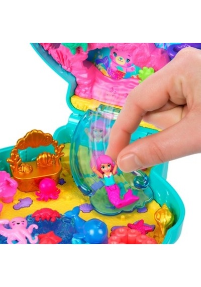 Işıltılı Ada Mini Oyun Seti - Deniz Kızı Bebek Ve Figürlerle Eğlence Açık Mavi