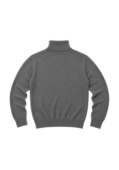Battalmoda Erkek Büyük Beden Füme Tam Balıkçı Triko Kazak 3xl-4xl-5xl-6xl
