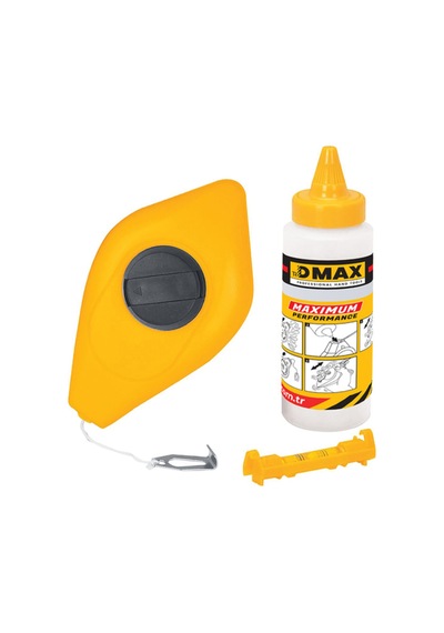 Dmax Boyalı Çırpı İpi Kırmızı 30 Metre İşaretleme Ve Hizalama İpi