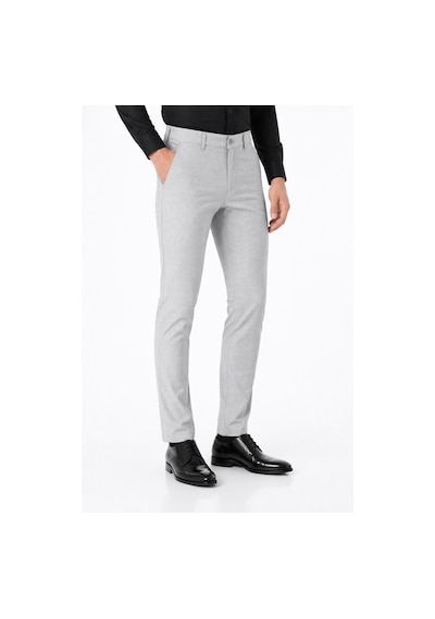 Polo Casimo Erkek Silim Fit Spor Kumaş Pantolon Bgl-st05390 A.Gri