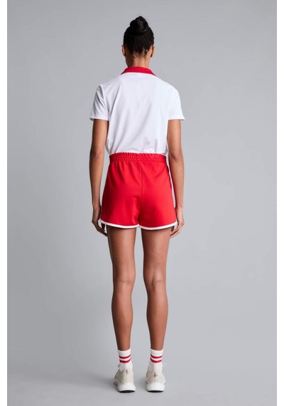 Defacto Standart Fıt Sporcu Kısa Paça Sweatshirt Kumaşı Şort H9780ax26hsrd172 Kırmızı-rd172