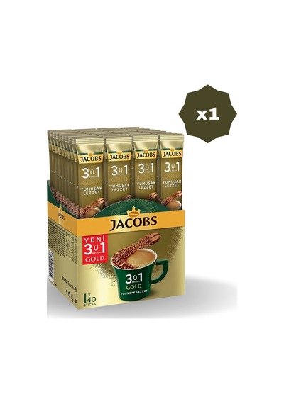 Jacobs 3'ü 1 Arada Yumuşak Lezzet 18 Gr 40'lı - 1 Adet Diğer