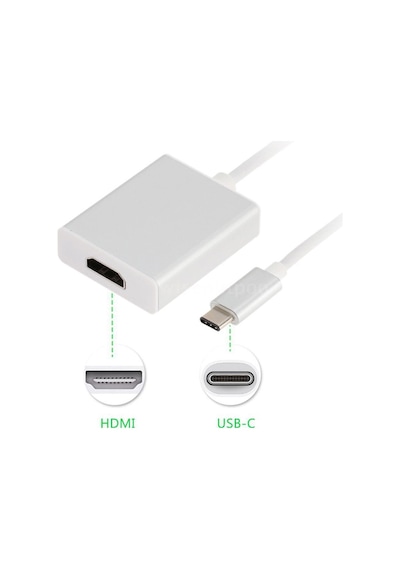 Usb 3.1 Type-C To Hdmi 4K Çevirici Dönüştürücü Adaptör