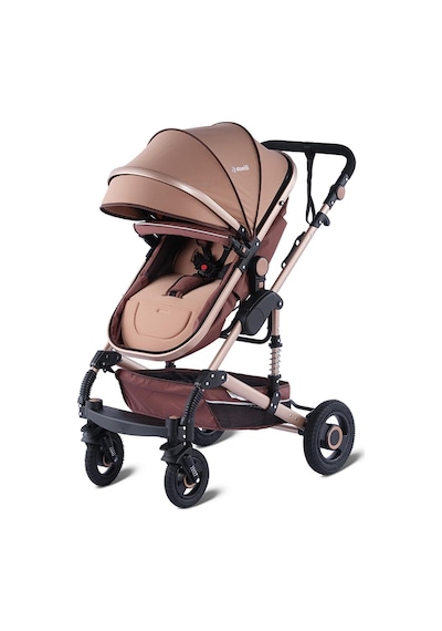 Baby Storch - Seyahat Sistem Bebek Arabası 3 İn 1 - Kahve/gold Renk