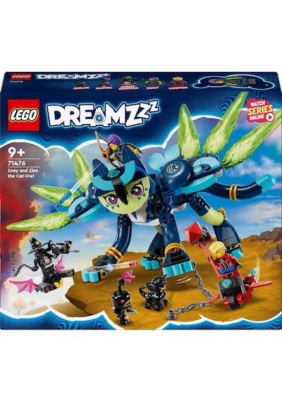 LEGO® DREAMZzz™ Zoey ve Kedi-9+ 71476 Yaratıcı Oyuncak Yapım Seti - 437 Parça
