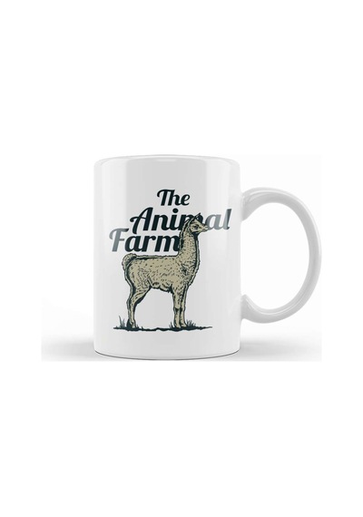 The Animal Farm Llama Kupa Bardak Porselen Karışık