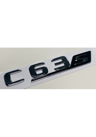 Mercedes 2001 - 2009 C63s Arka Bagaj Yazısı Krom