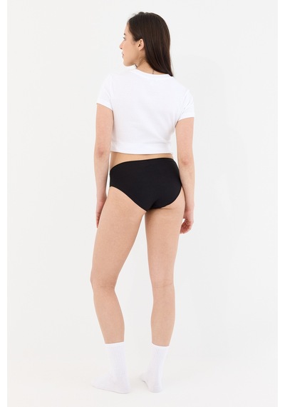 Air Siyah Yüksek Bel Slip Külot Siyah