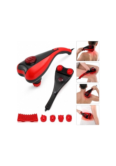 Powermaster Pm-24616 İki Kademeli Çift Başlıklı El Tipi Masaj Aleti