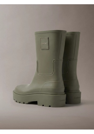 Calvin Klein Erkek Marka Logolu Günlük Kullanıma Uygun Yeşil Bot & Bootie Hm0hm02243 Lı1