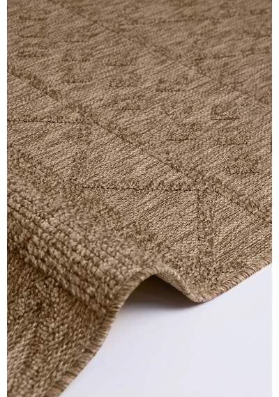 Seyran Loopy 620 Kahve Halı Ince Mutfak Kilim Salon Kesme Halı Yolluk Kahve