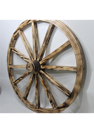 Otantik Ahşap At Arabası Tekeri 100 Cm. Diğer