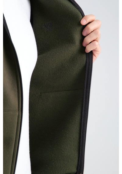Shooter Sportswear Shooter Erkek Kışlık Eşofman Takımı Luxe Regular Kapüşonlu Haki