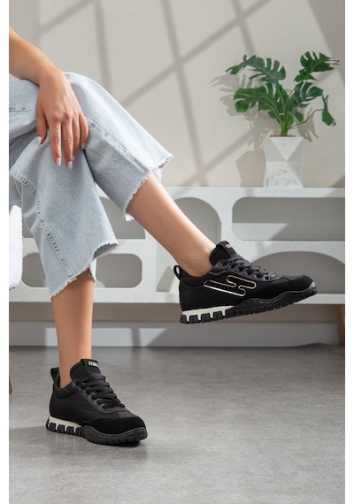 Valenza Paraşüt Ortopedik Sneaker Siyah