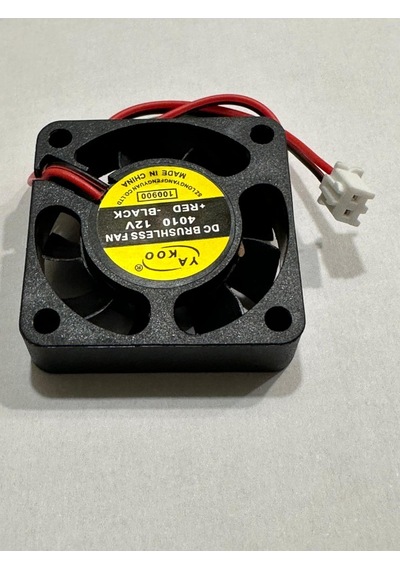 4 Cm 12 Volt Fan 12 Volt 4 Cm 2 Pinli 18 Cm Kablo Uzunluğu 40x40x10 Mm Fan